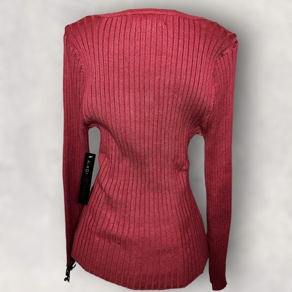 *NWT* Almost Famous Wrap Ribbed Top‎ Size XL - Picture 2 of 7